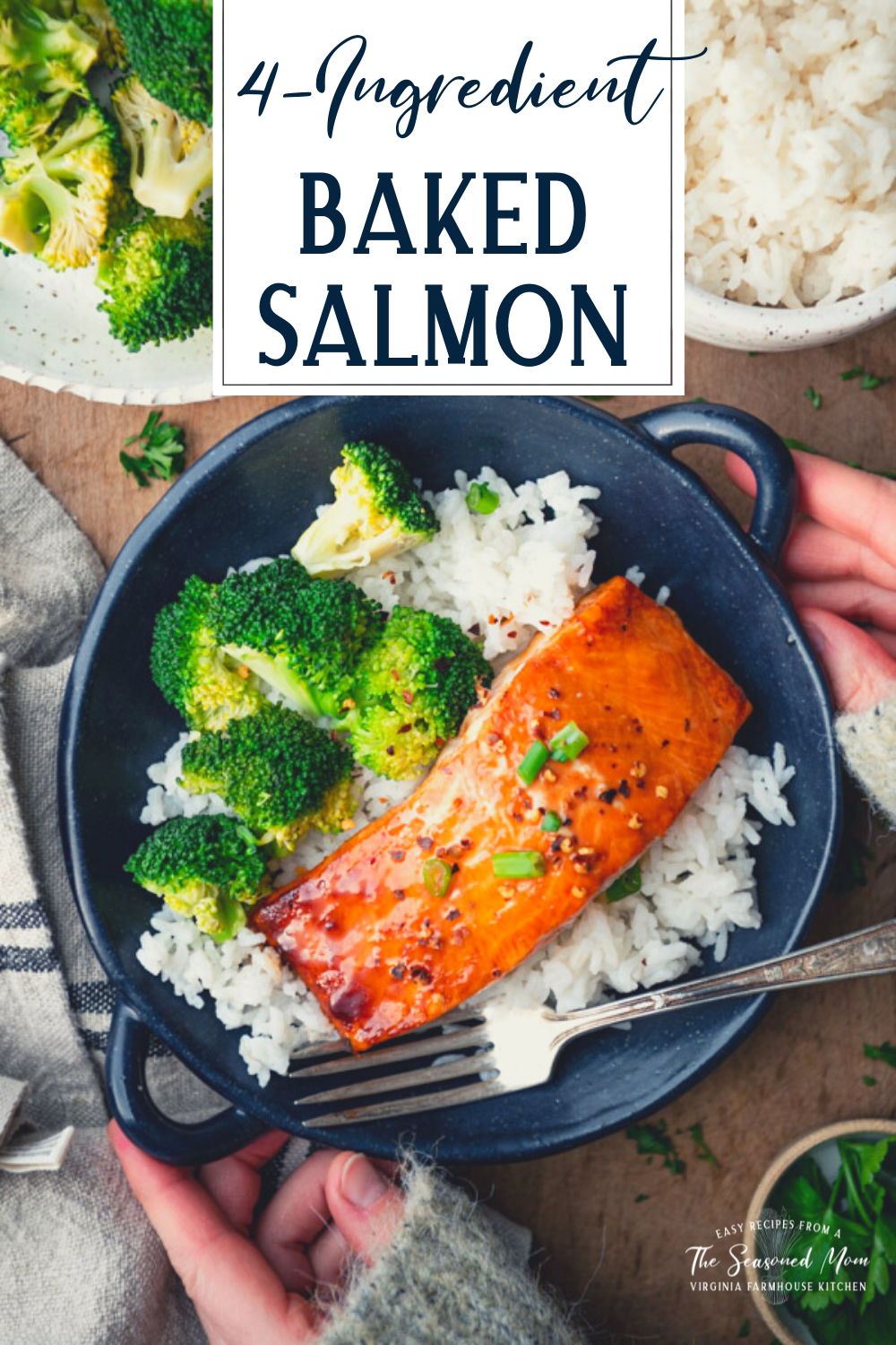 Maple Glazed Baked Salmon Recipe | The Seasoned Mom