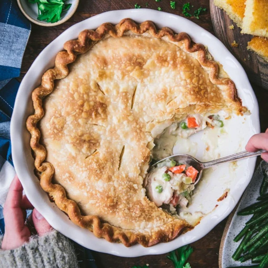 Chicken Pot Pie with Puff Pastry - The Seasoned Mom