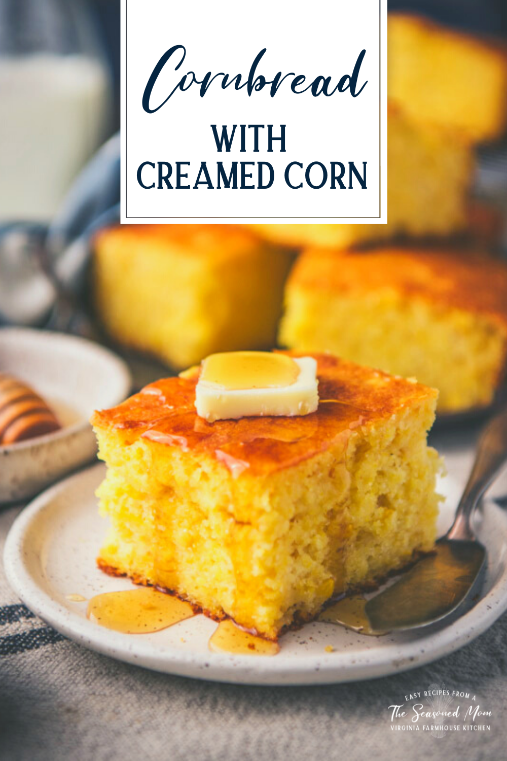 Jiffy Cornbread with Creamed Corn - The Seasoned Mom
