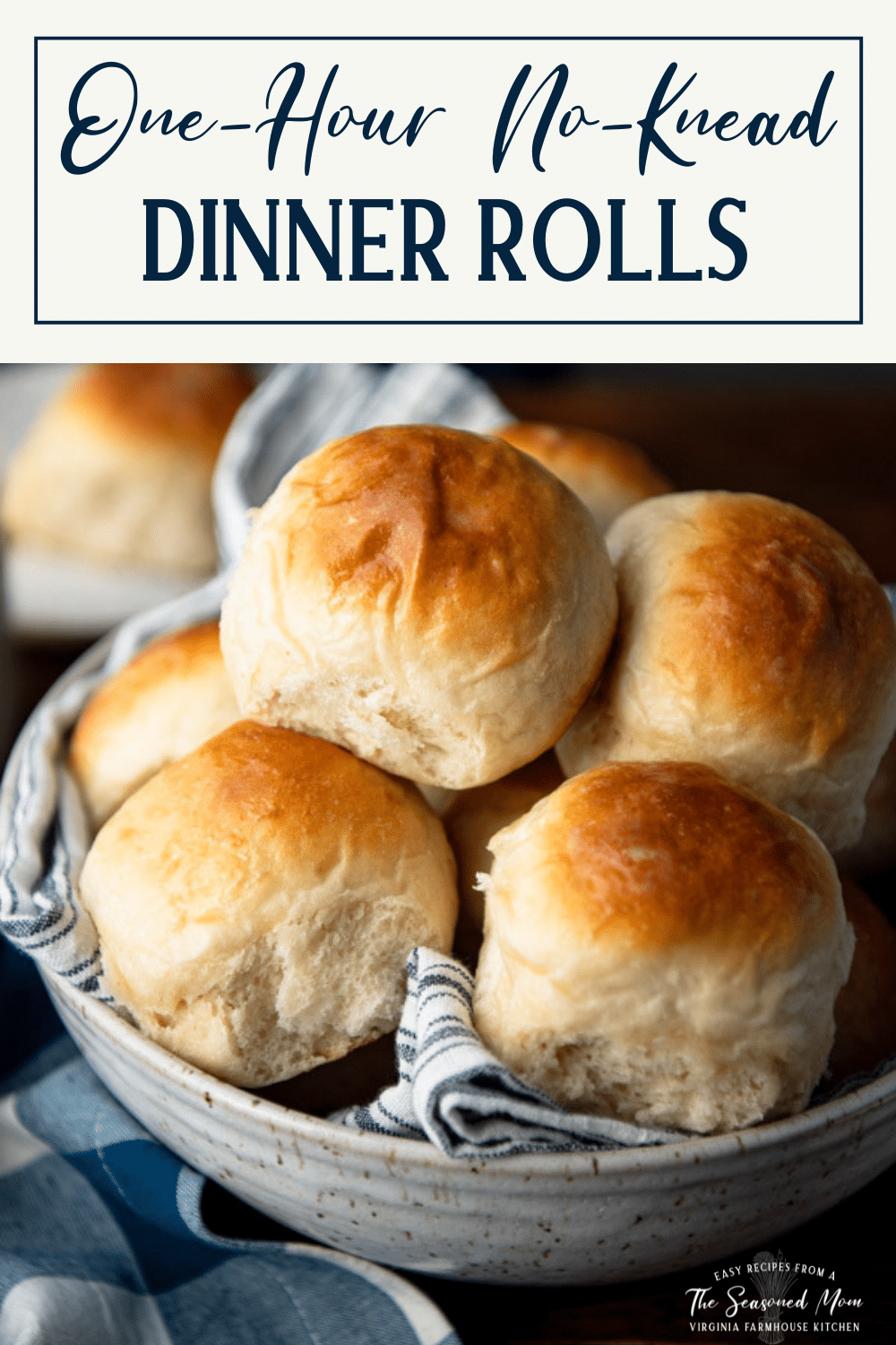 One Hour, No Knead, Easy Dinner Rolls! The Seasoned Mom