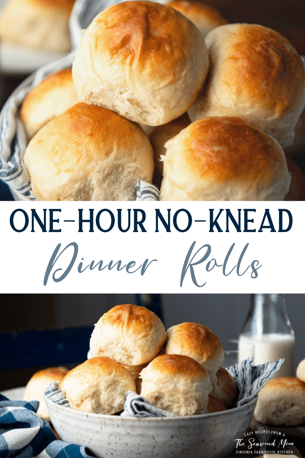 One Hour, No Knead, Easy Dinner Rolls! The Seasoned Mom