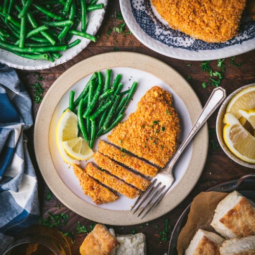 Oven Fried Breaded Pork Chops The Seasoned Mom