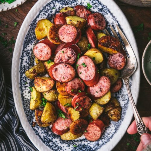 Sheet Pan Smoked Sausage and Potatoes The Seasoned Mom