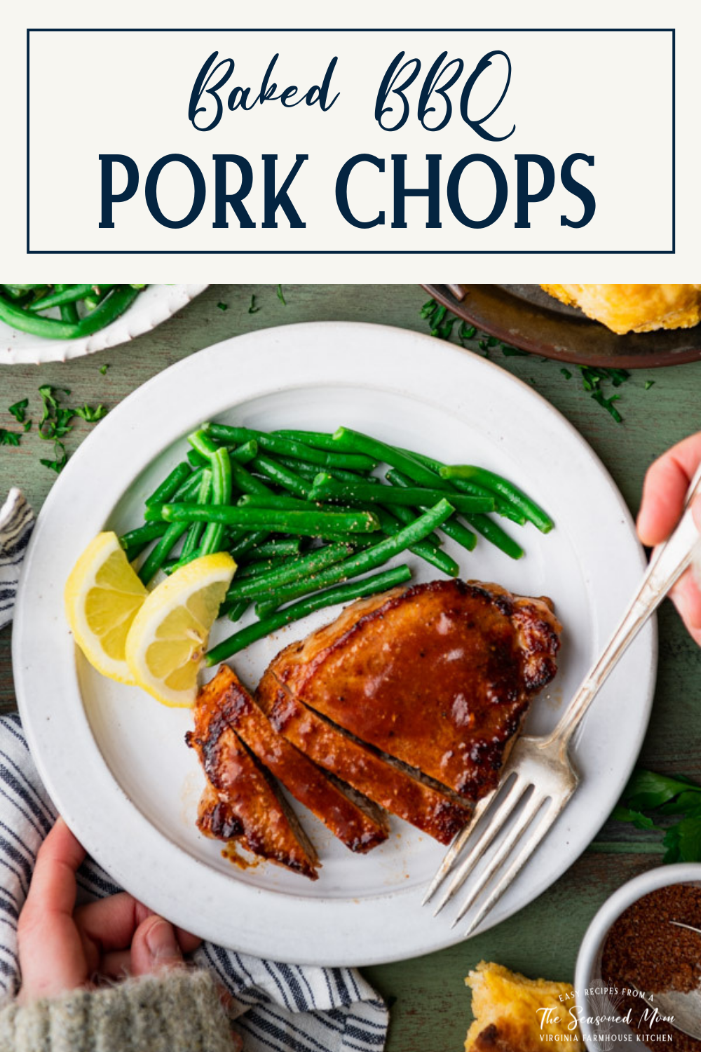 Baked BBQ Pork Chops - The Seasoned Mom