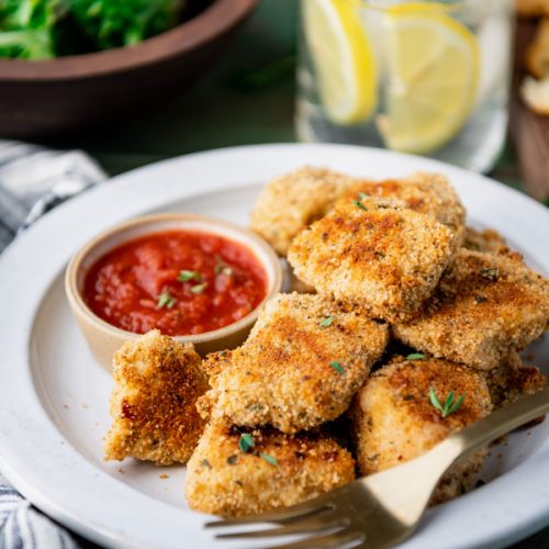 Baked Parmesan Chicken Bites The Seasoned Mom