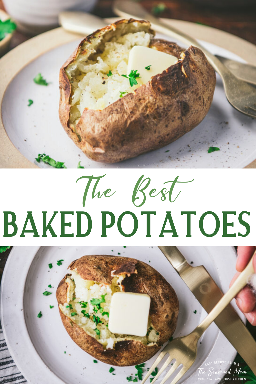 Baked Potato in Oven - The Seasoned Mom