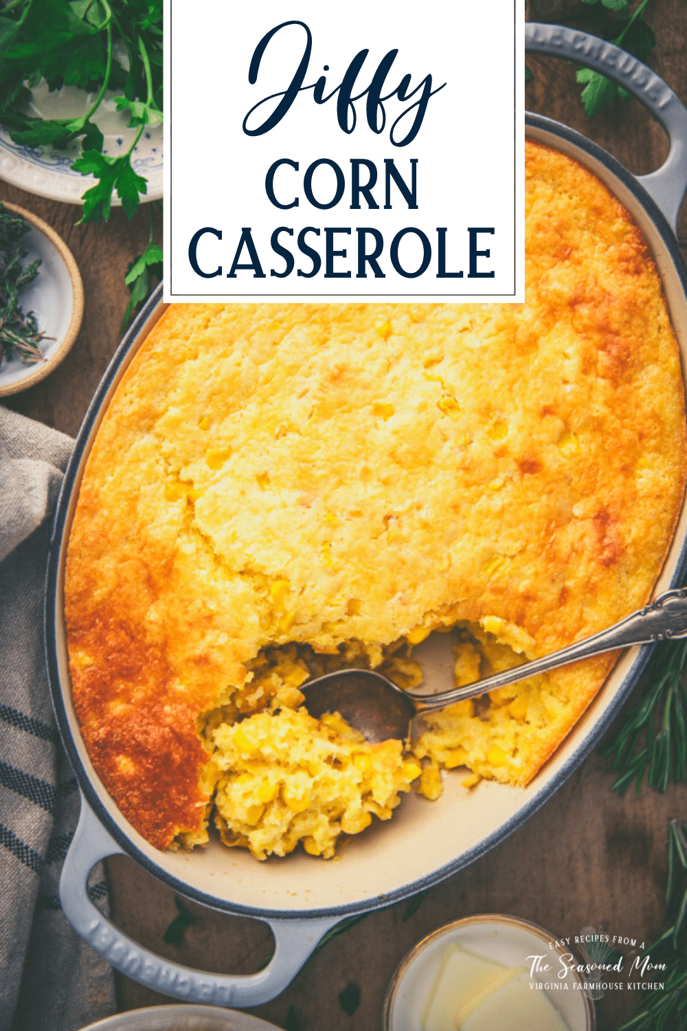 Jiffy Corn Casserole The Seasoned Mom