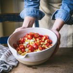 Lima beans corn and tomatoes for succotash recipe