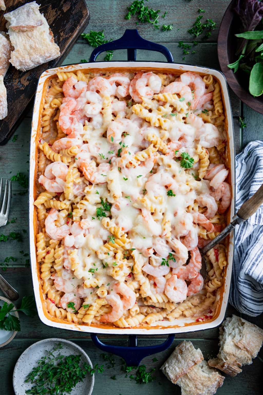 DumpandBake Shrimp Alfredo Pasta The Seasoned Mom