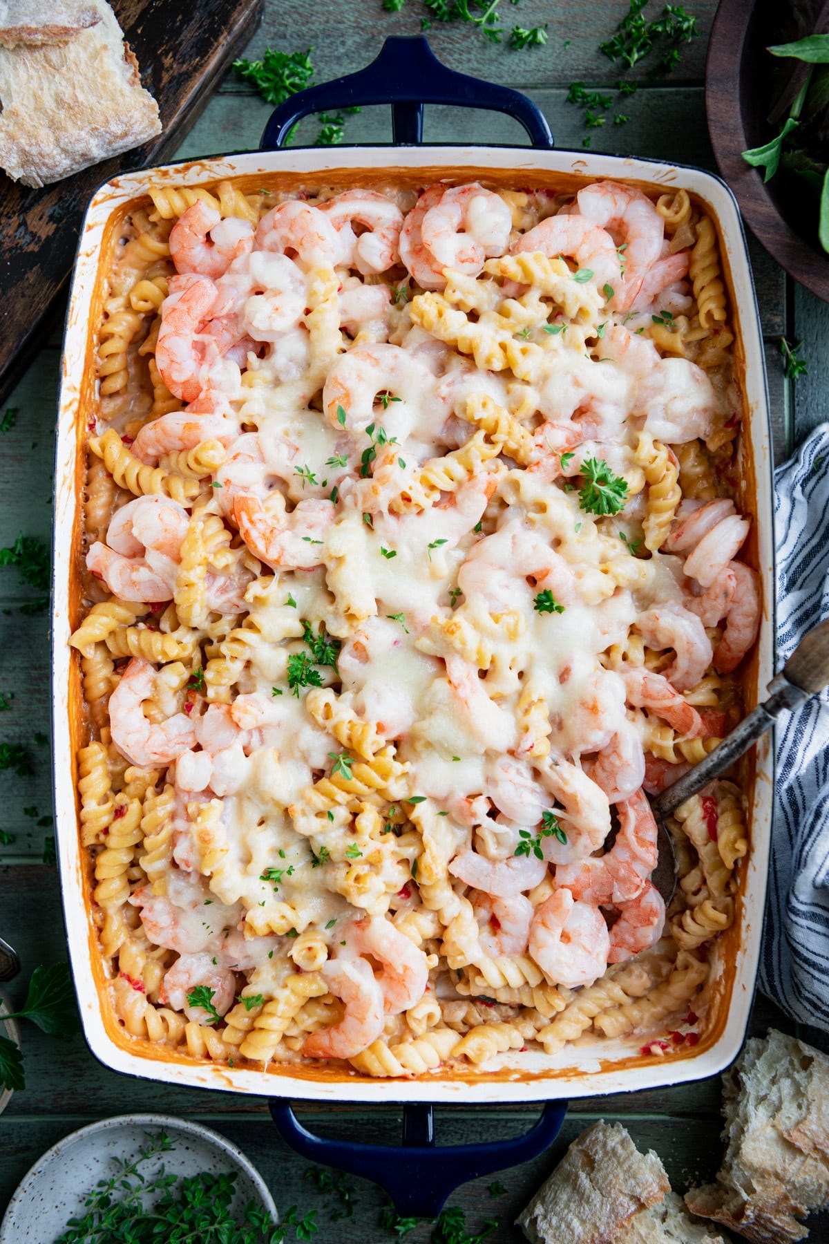 DumpandBake Shrimp Alfredo Pasta The Seasoned Mom