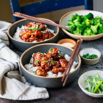 Square featured image of shortcut sesame chicken