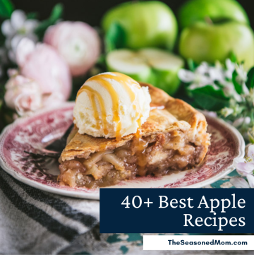 Square collage of the best apple recipes