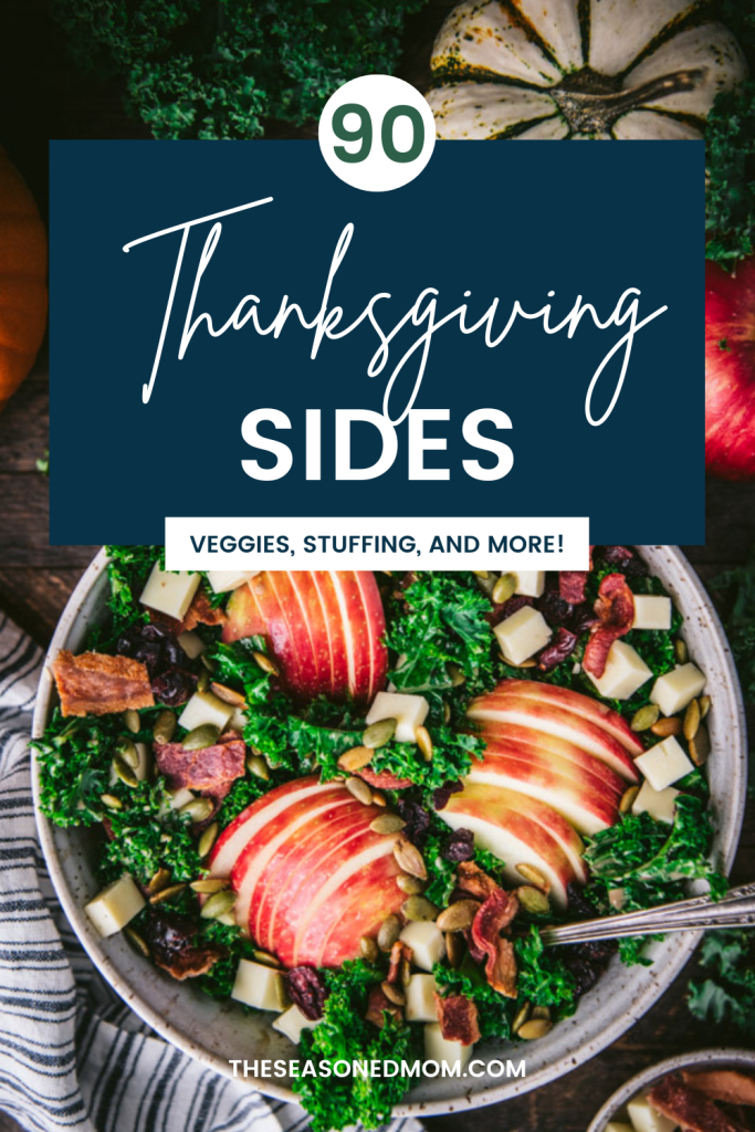 Collage image of the best thanksgiving side dishes