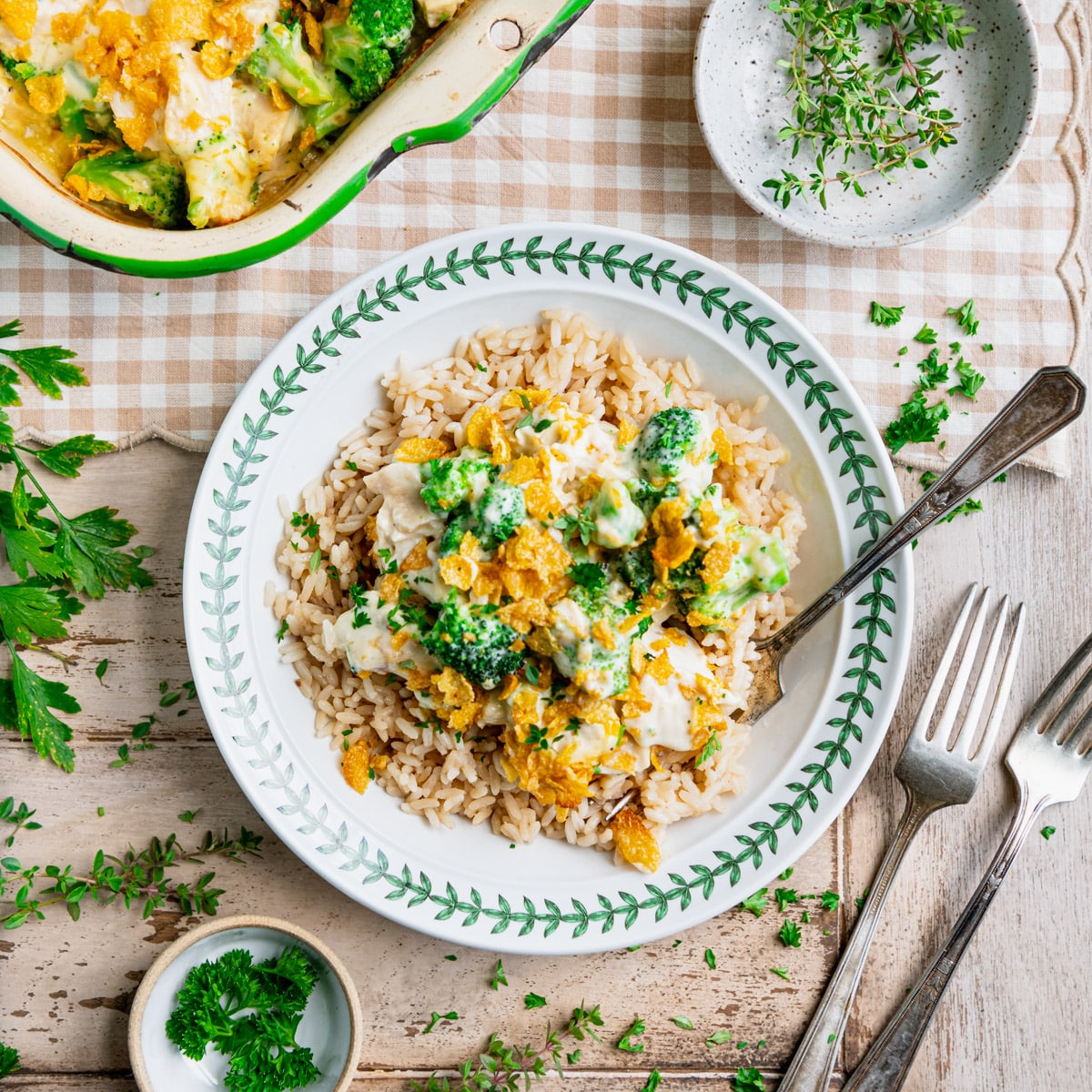 Cheesy Chicken Broccoli Pasta Casserole | The Seasoned Mom