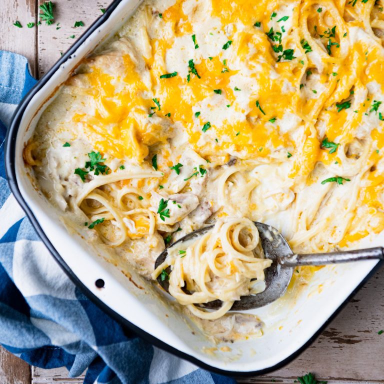 Easy Chicken Tetrazzini The Seasoned Mom