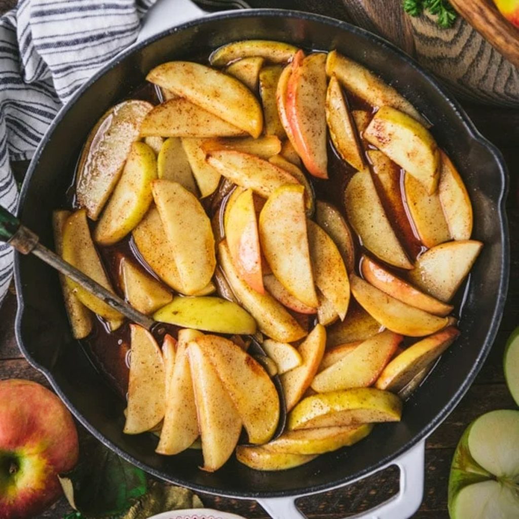 Baked Apple Slices with Brown Sugar and Cinnamon The Seasoned Mom