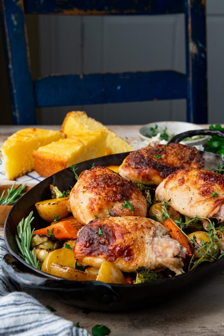 Roasted Buttermilk Marinated Chicken The Seasoned Mom