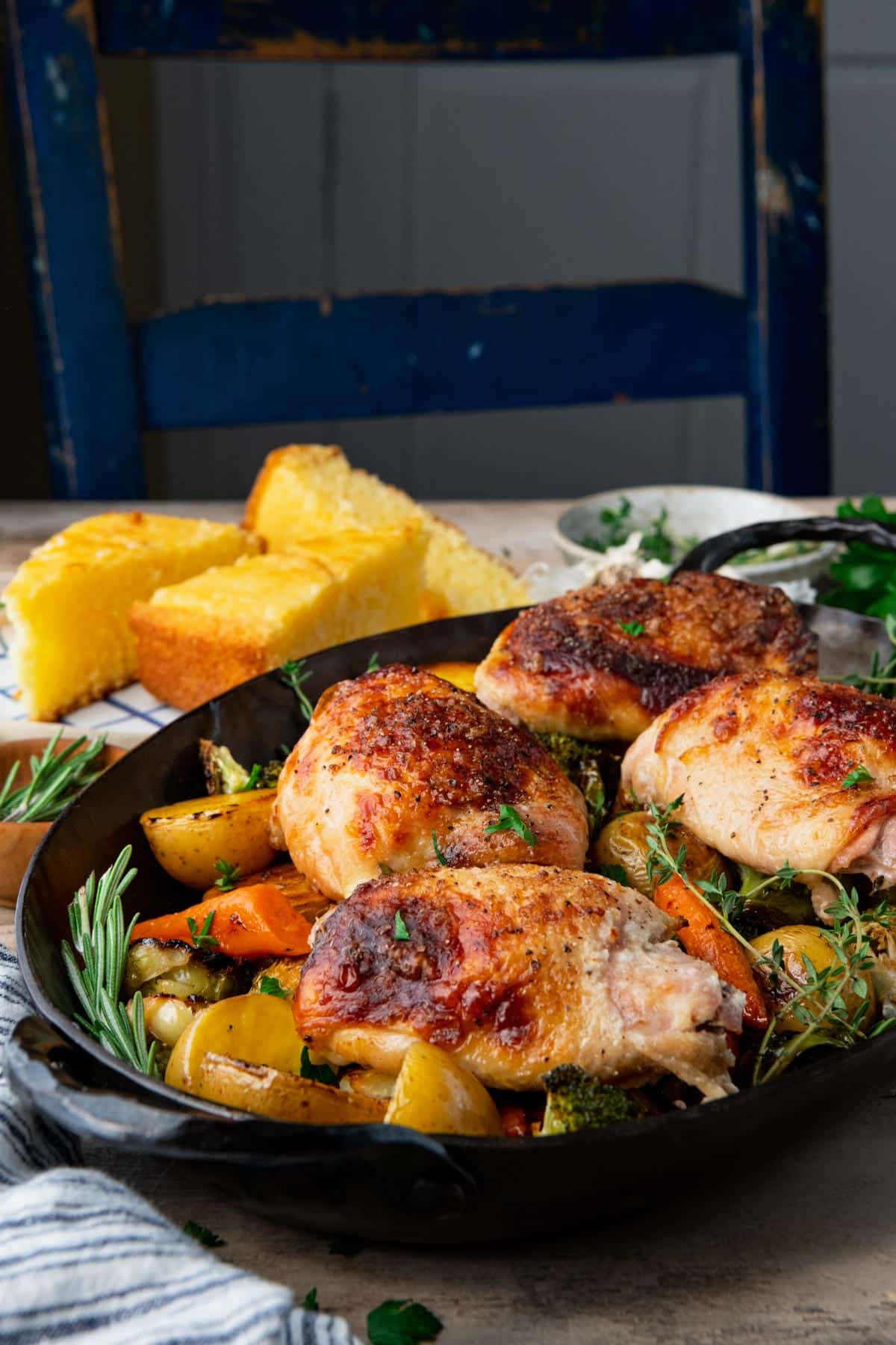 Roasted Buttermilk Marinated Chicken The Seasoned Mom