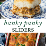 Long collage image of hanky panky sliders