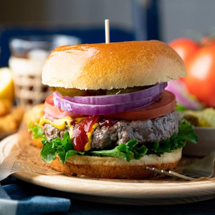Grilled Hamburger Recipe The Seasoned Mom
