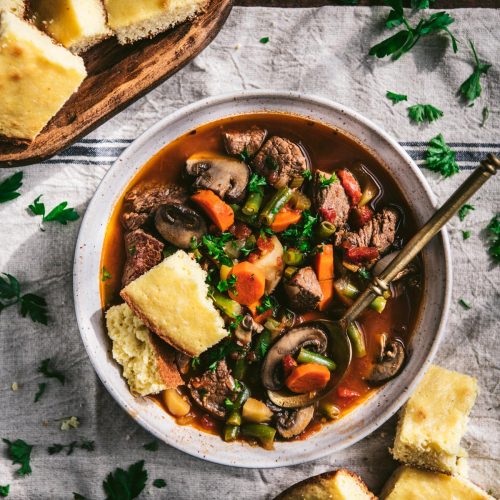 Vegetable Beef Soup - The Seasoned Mom