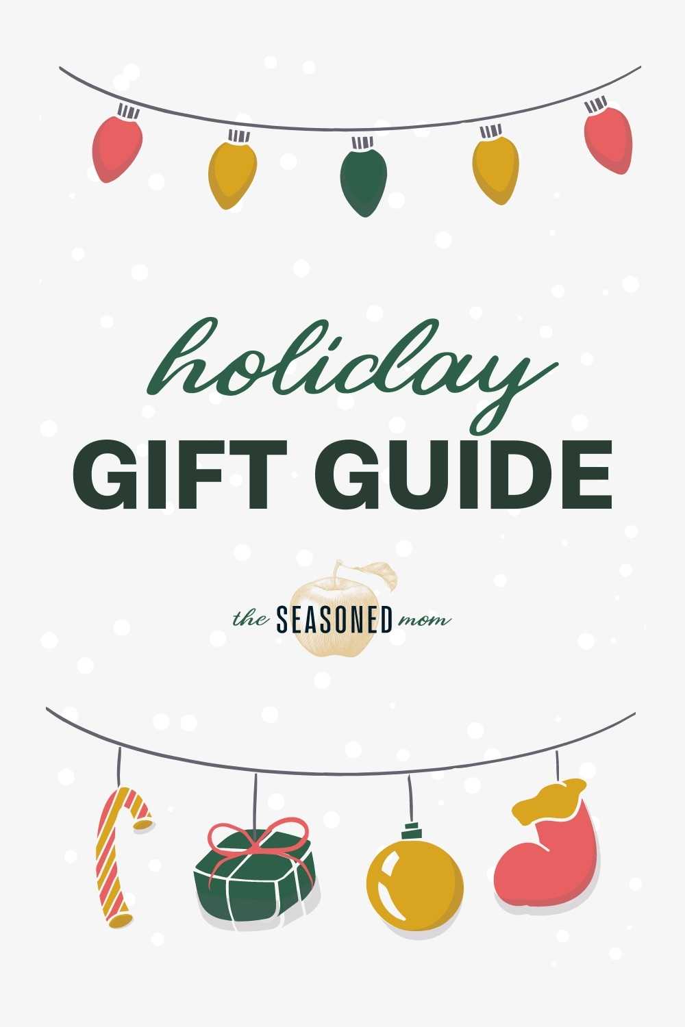 Pinterest collage image of holiday gift guide