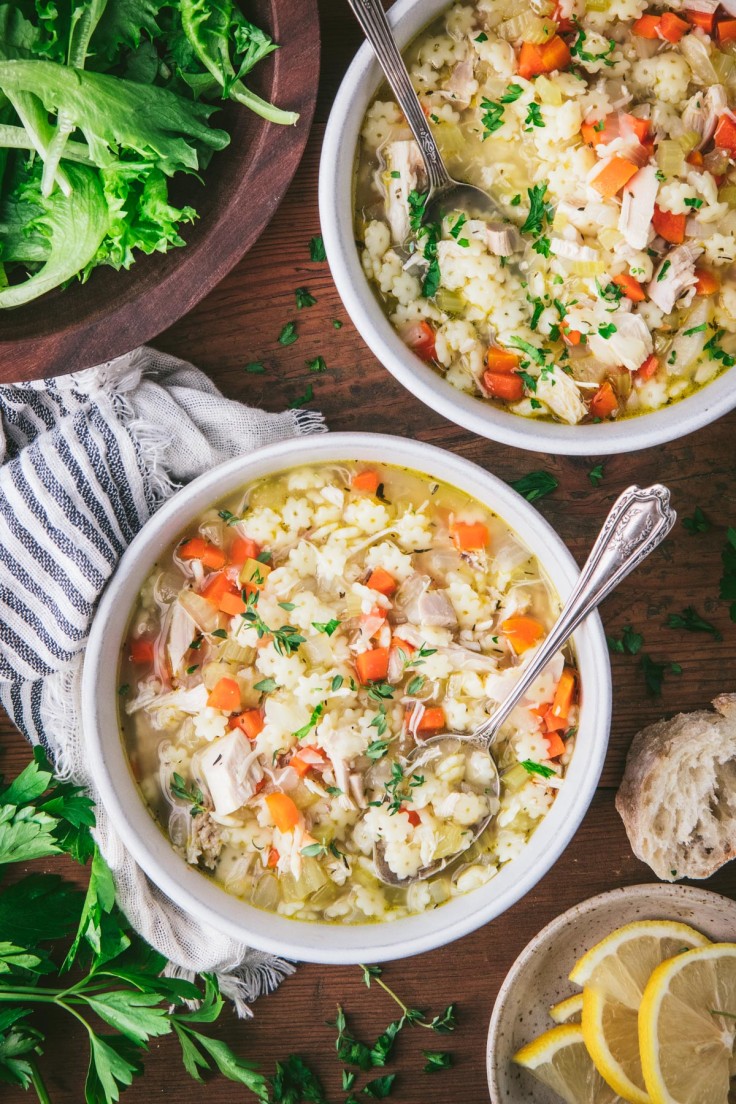 Chicken and Stars Soup - The Seasoned Mom