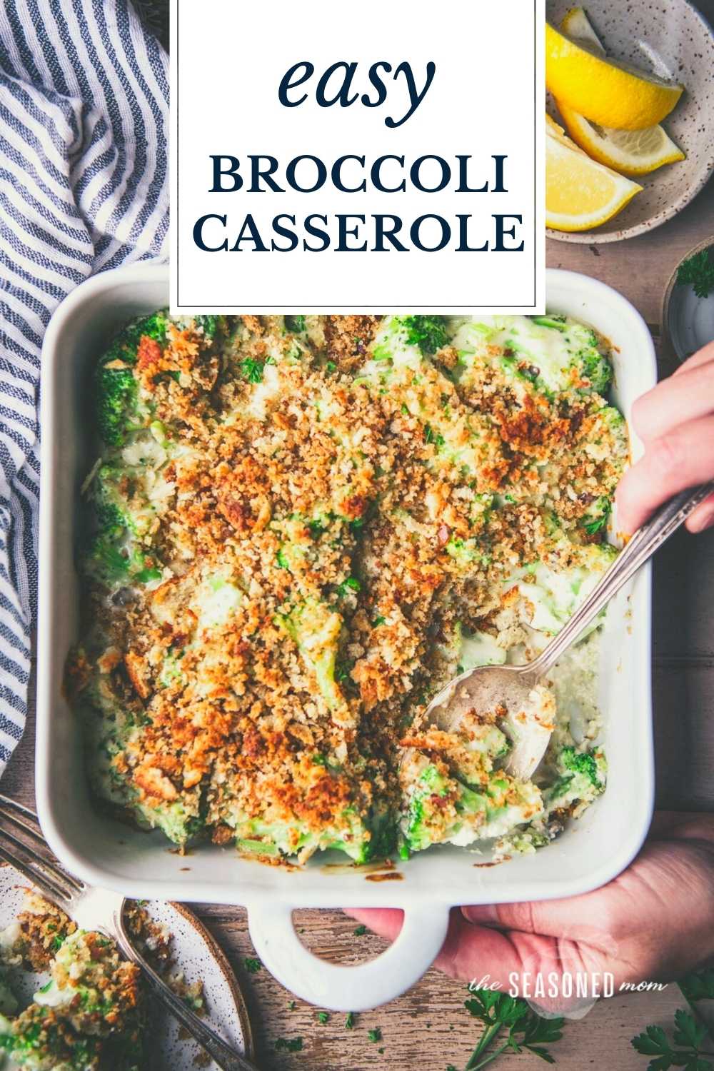 Easy Broccoli Casserole Recipe - The Seasoned Mom
