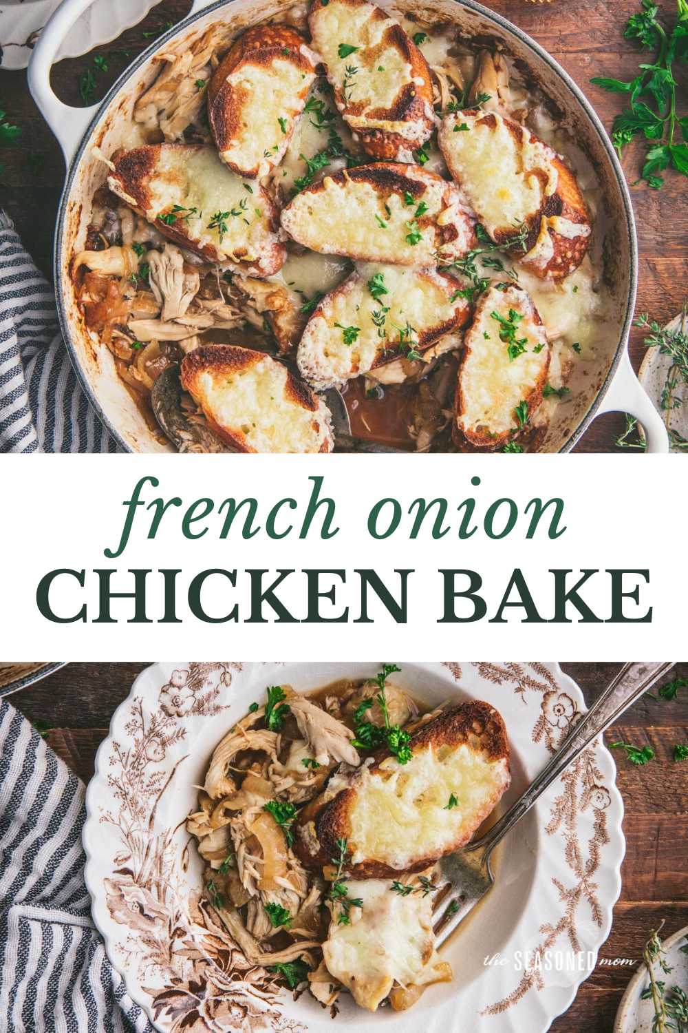 French Onion Chicken Bake The Seasoned Mom French Onion Chicken Bake The Seasoned Mom