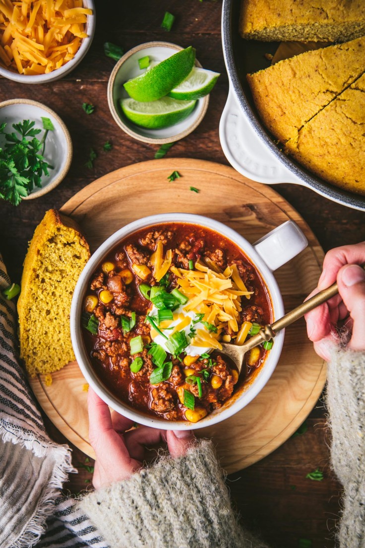 Easy Ground Turkey Chili - The Seasoned Mom