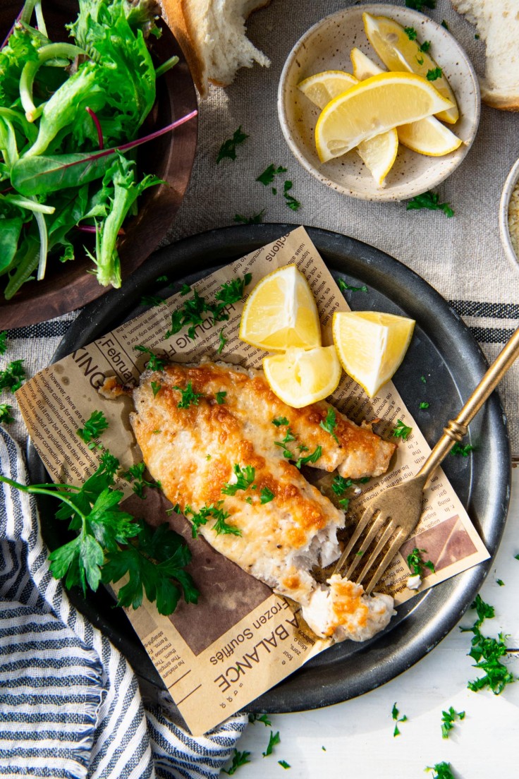 5Ingredient Parmesan Crusted Tilapia The Seasoned Mom