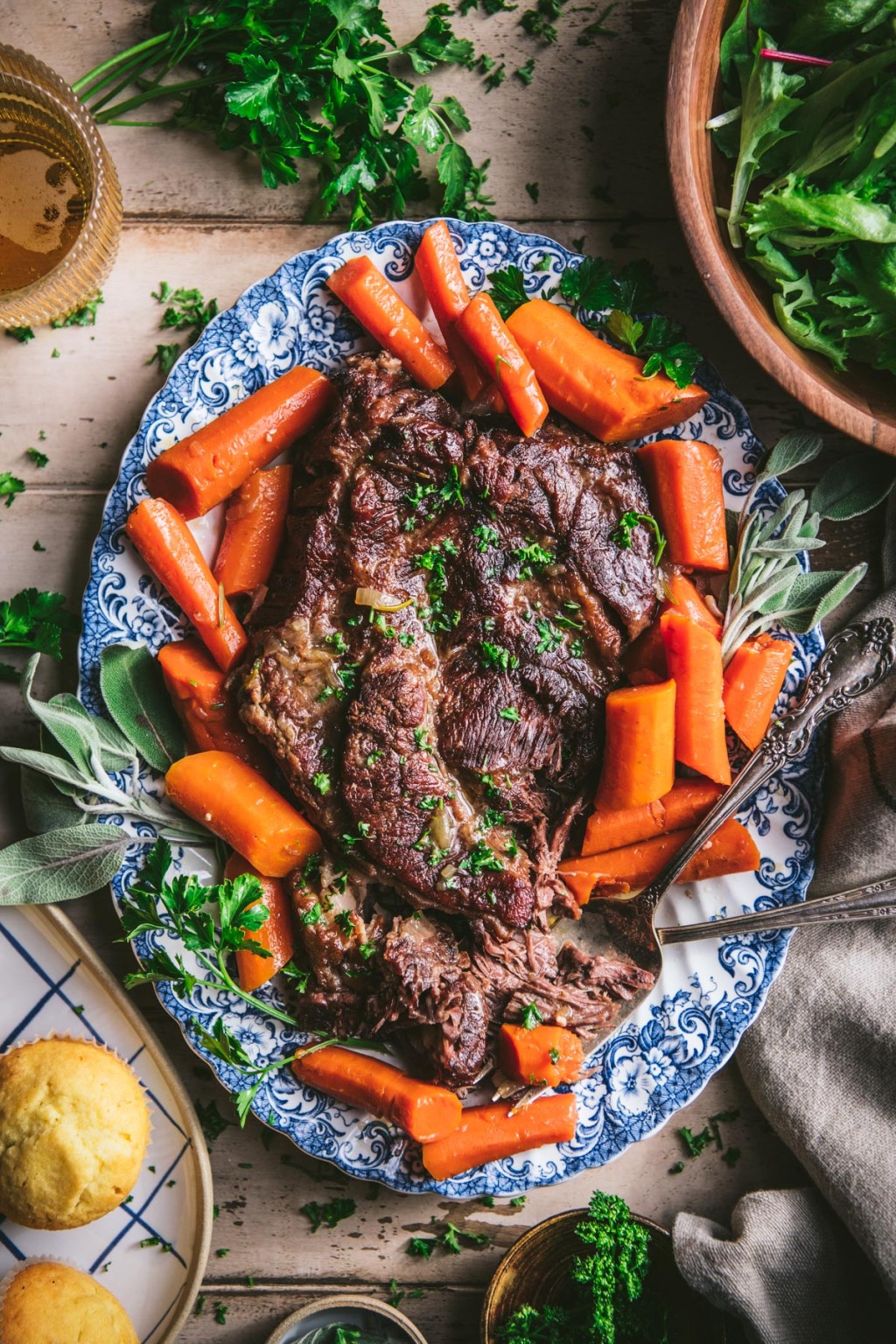 Stovetop Pot Roast and Gravy The Seasoned Mom