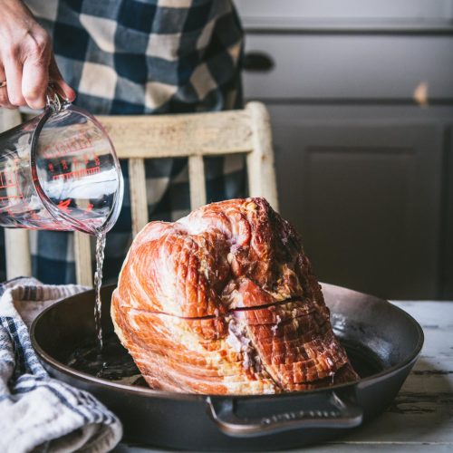 Brown Sugar Bourbon Glazed Ham The Seasoned Mom