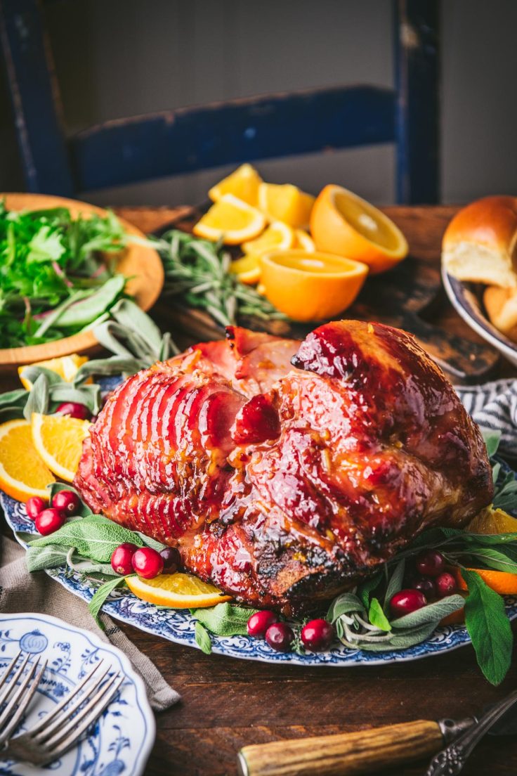Brown Sugar Bourbon Glazed Ham The Seasoned Mom