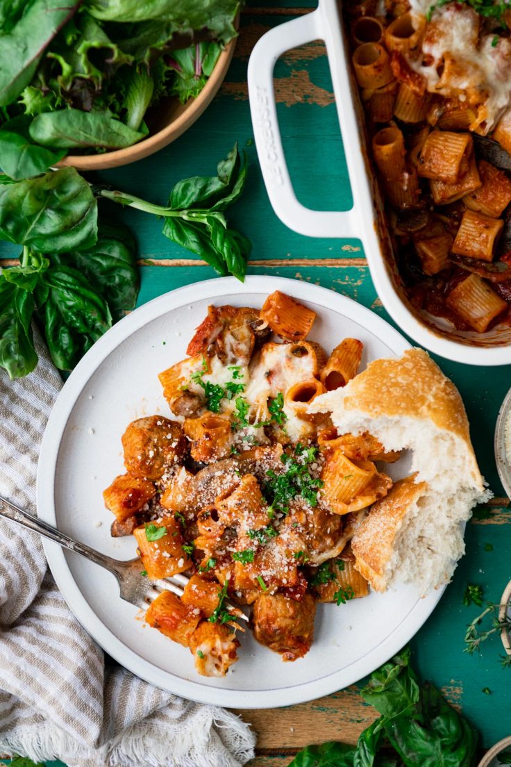 DumpandBake Veggie Meatball Casserole The Seasoned Mom