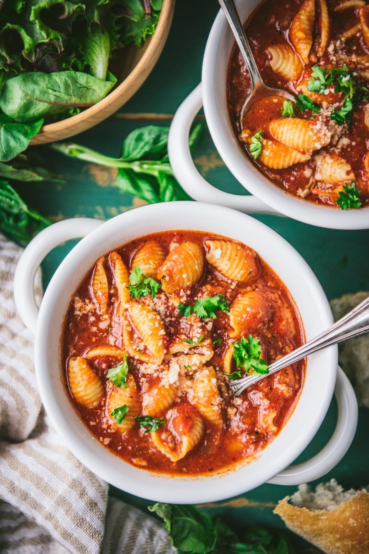 Italian Beef Noodle Soup - The Seasoned Mom
