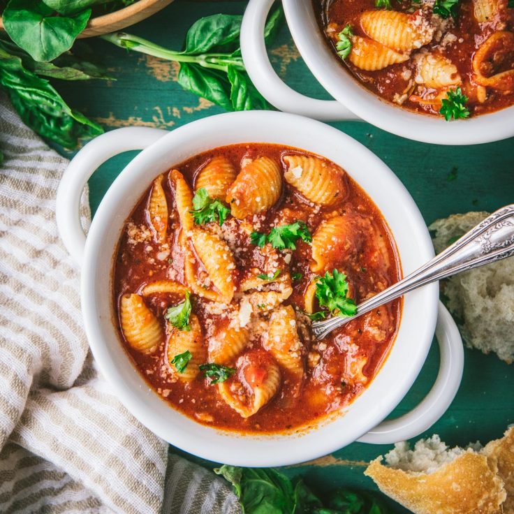Italian Beef Noodle Soup - The Seasoned Mom