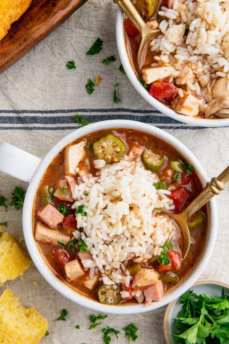 Virginia Chicken Gumbo with Ham The Seasoned Mom