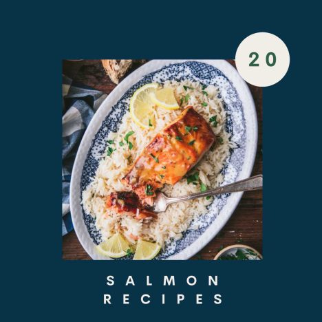 Square collage of the best salmon recipes