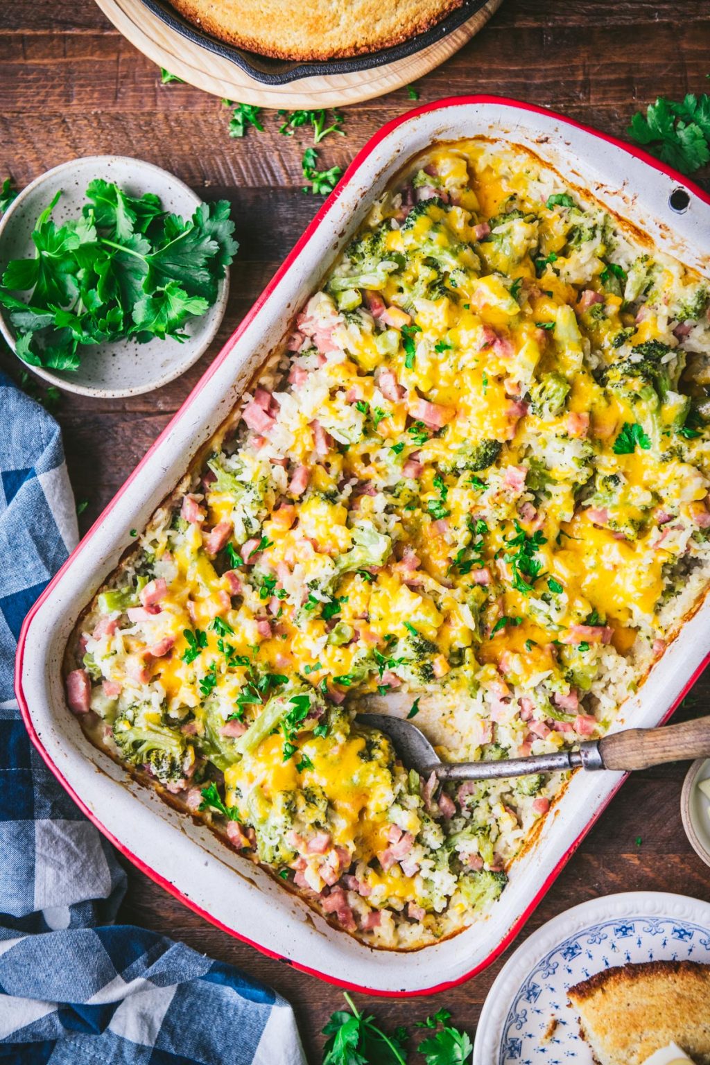 DumpandBake Ham & Cheddar Casserole The Seasoned Mom