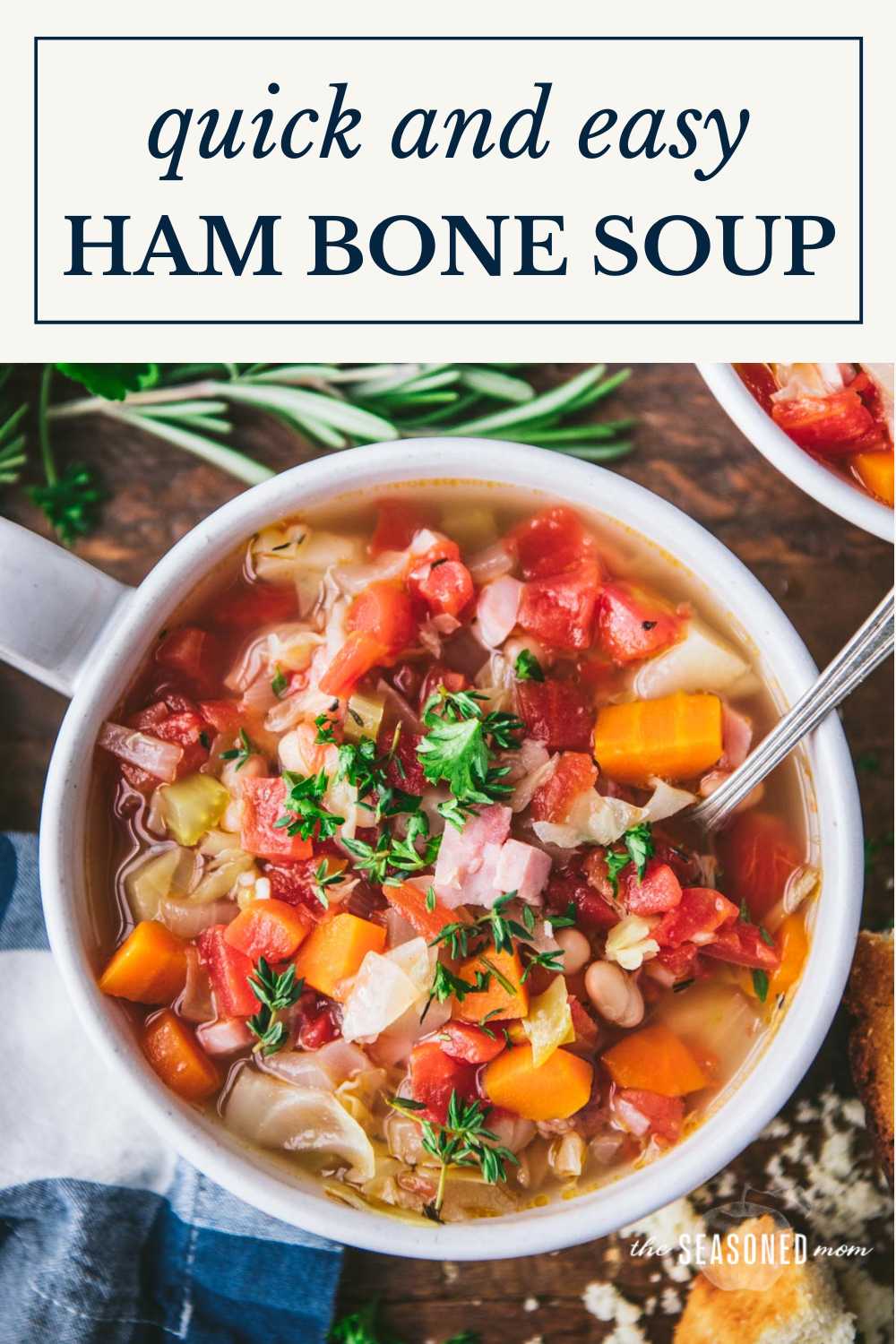 Southern Ham Bone Soup The Seasoned Mom
