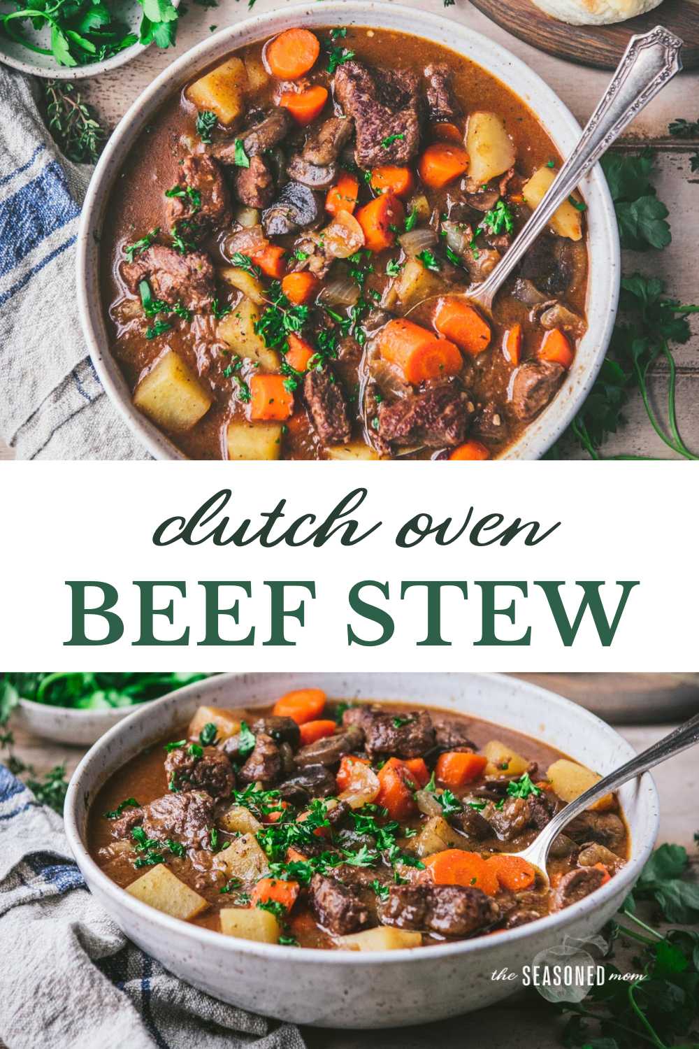 Dutch Oven Beef Stew - The Seasoned Mom