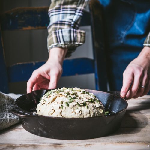 Molasses Oatmeal Soda Bread The Seasoned Mom