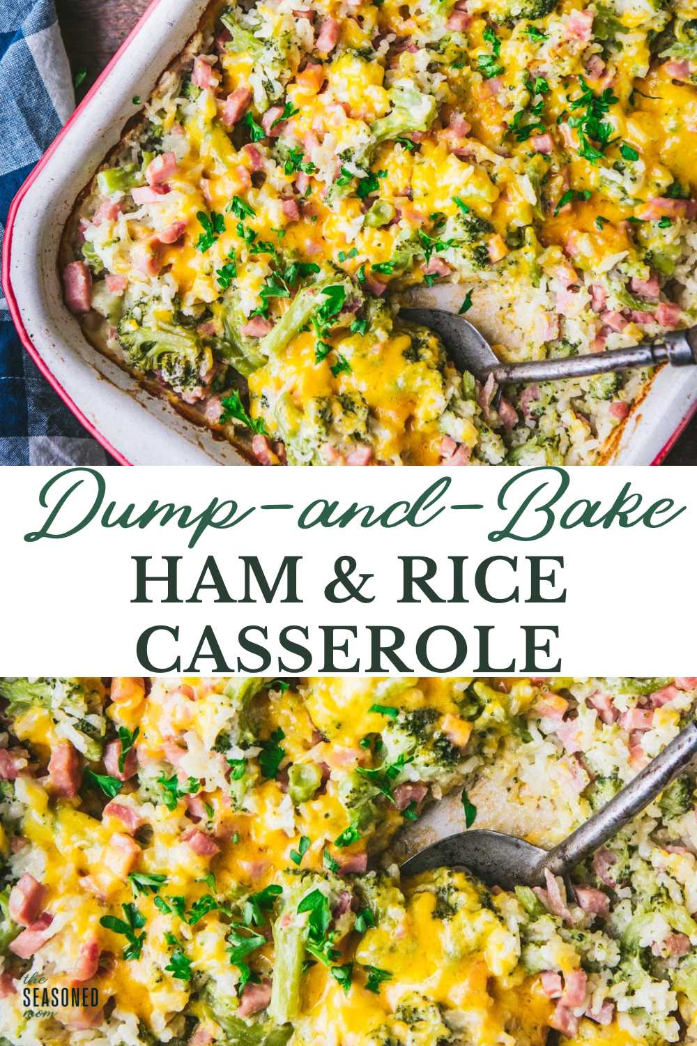 Dump-and-Bake Ham and Rice Casserole