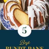 Image of the 5 best bundt pans.