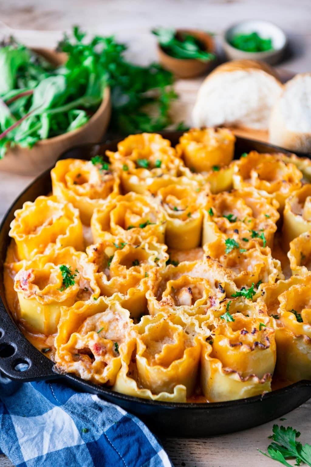 Buffalo Chicken Lasagna Roll Ups The Seasoned Mom