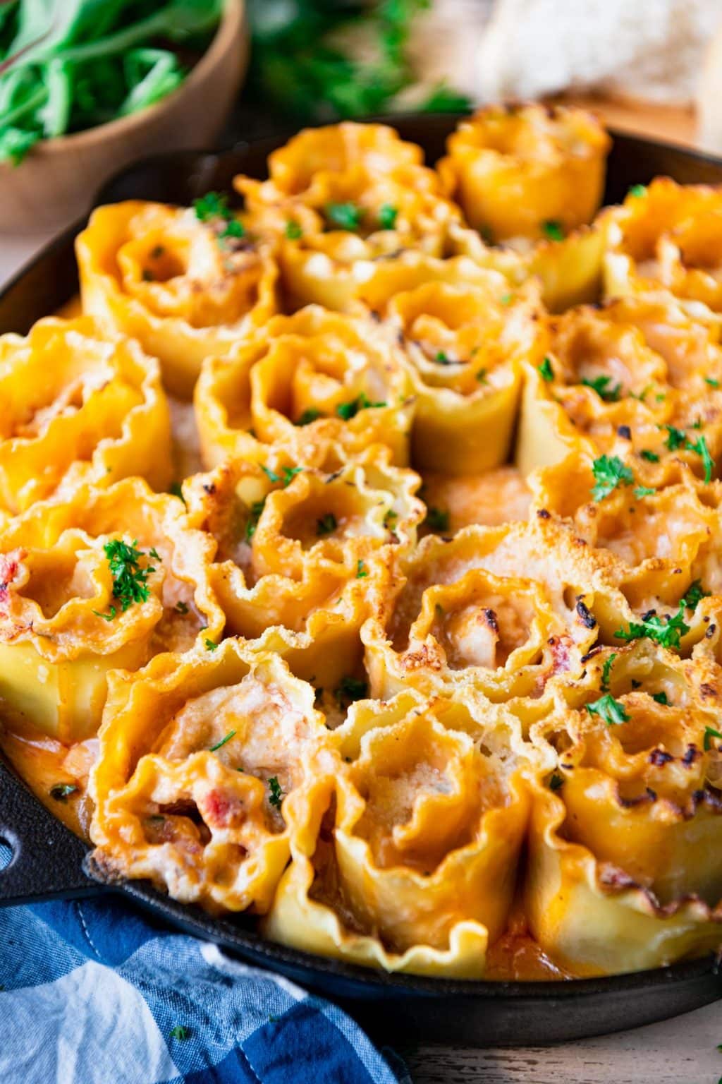 Buffalo Chicken Lasagna Roll Ups The Seasoned Mom