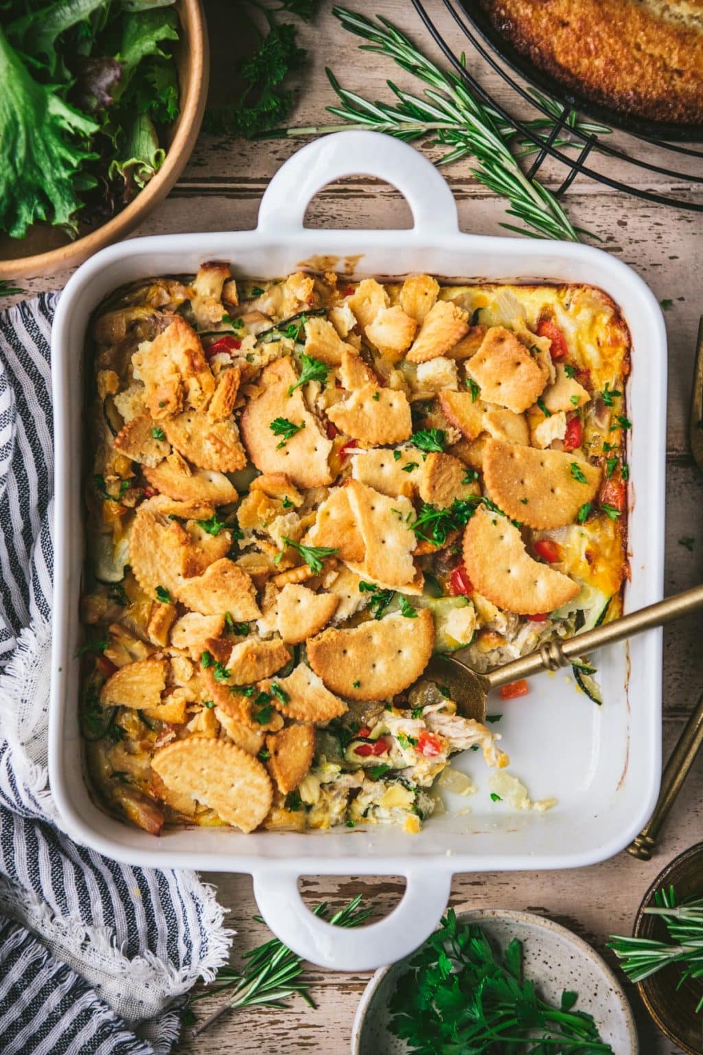 Southern Chicken Zucchini Casserole The Seasoned Mom