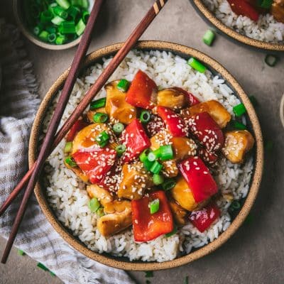 Chicken and Bell Pepper Stir Fry - The Seasoned Mom