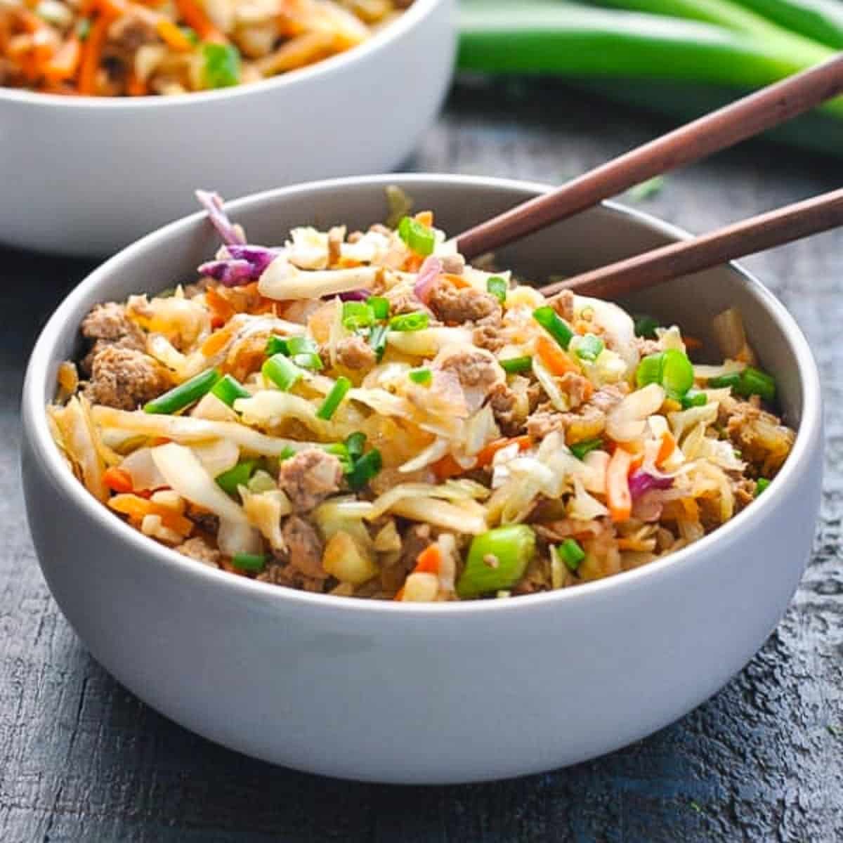 Instant Pot Egg Roll in a Bowl - Daily Yum